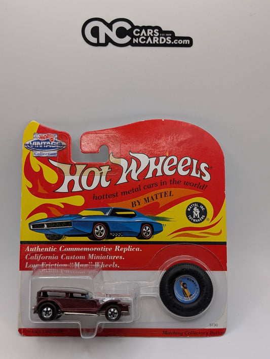 1993 Hot Wheels Vintage Exclusive II Series The Demon Red 5730 (Card Damage)