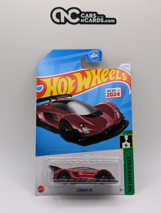 Hot Wheels HW Green Speed 1/10 Czinger 21C Red 13/250 (Soft Corners)
