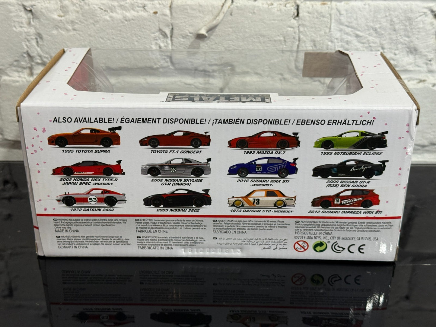 Jada Metals JDM Tuners 1972 Datsun 240Z Widebody 1:24 Diecast Open Box