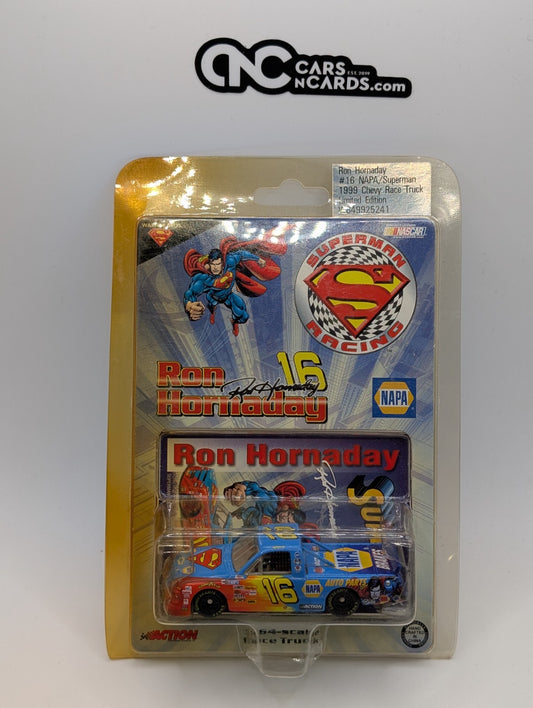 1999 Action Racing 1/64 Ron Hornaday Superman Pace Truck (Card Damage)