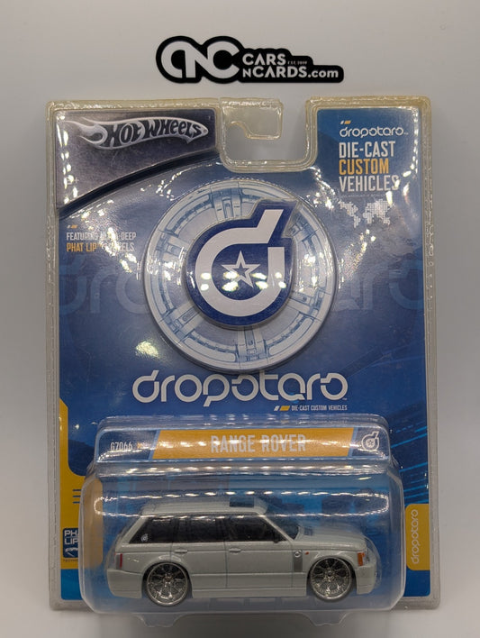 Hot Wheels Dropstars Range Rover Silver G7066 (Yellow & Cracked Blister)