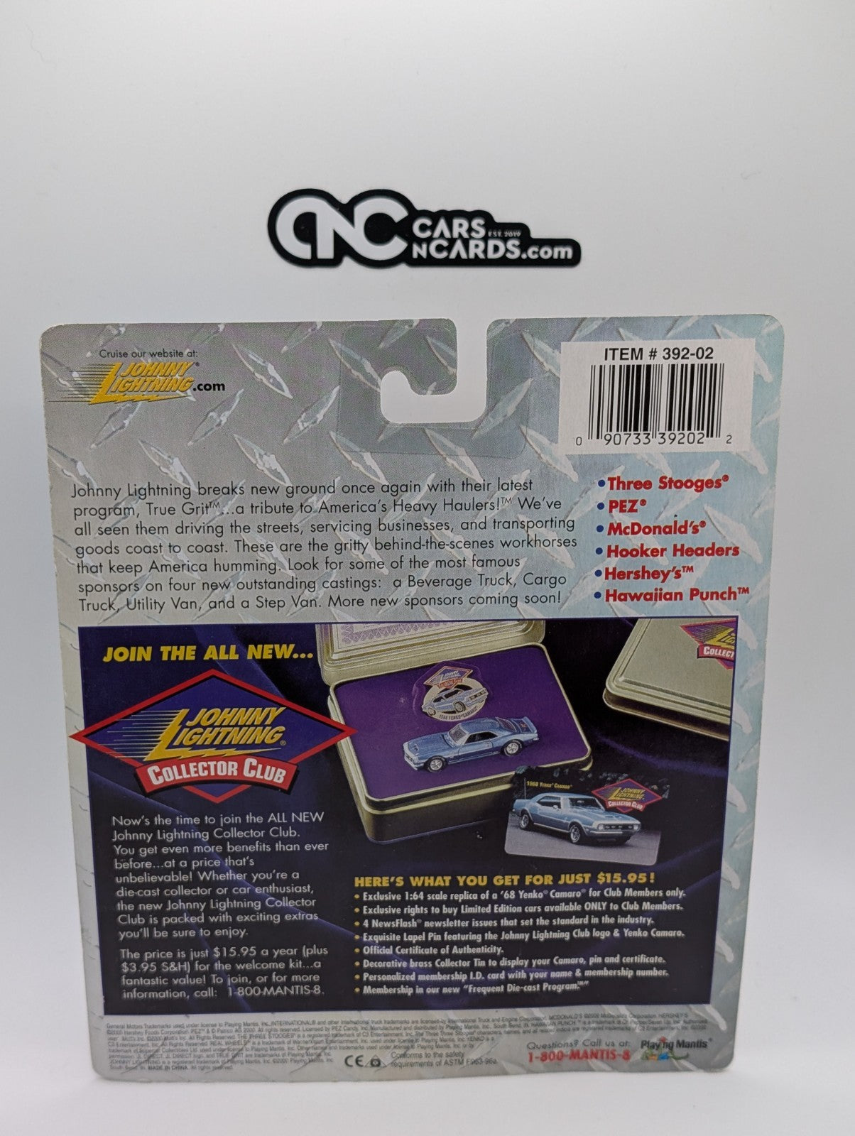 Johnny Lightning True Grit Hooker Headers GMC Van (Soft Corners)