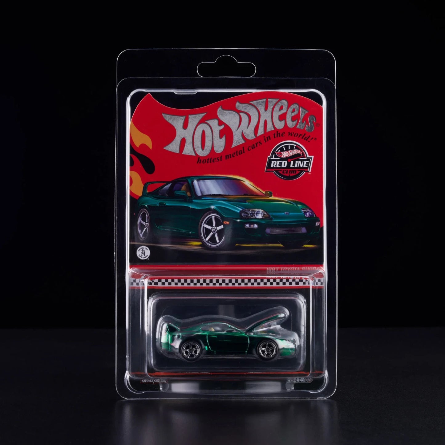 2025 Hot Wheels RLC Red Line Club 1997 Toyota Supra Green With