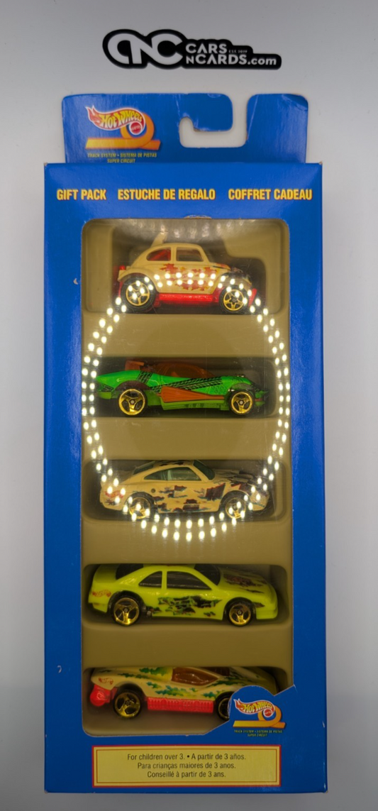 1995 Hot Wheels 5 Pack Track System Baja Bug/Porsche 959/T-Bird(Soft Corners)