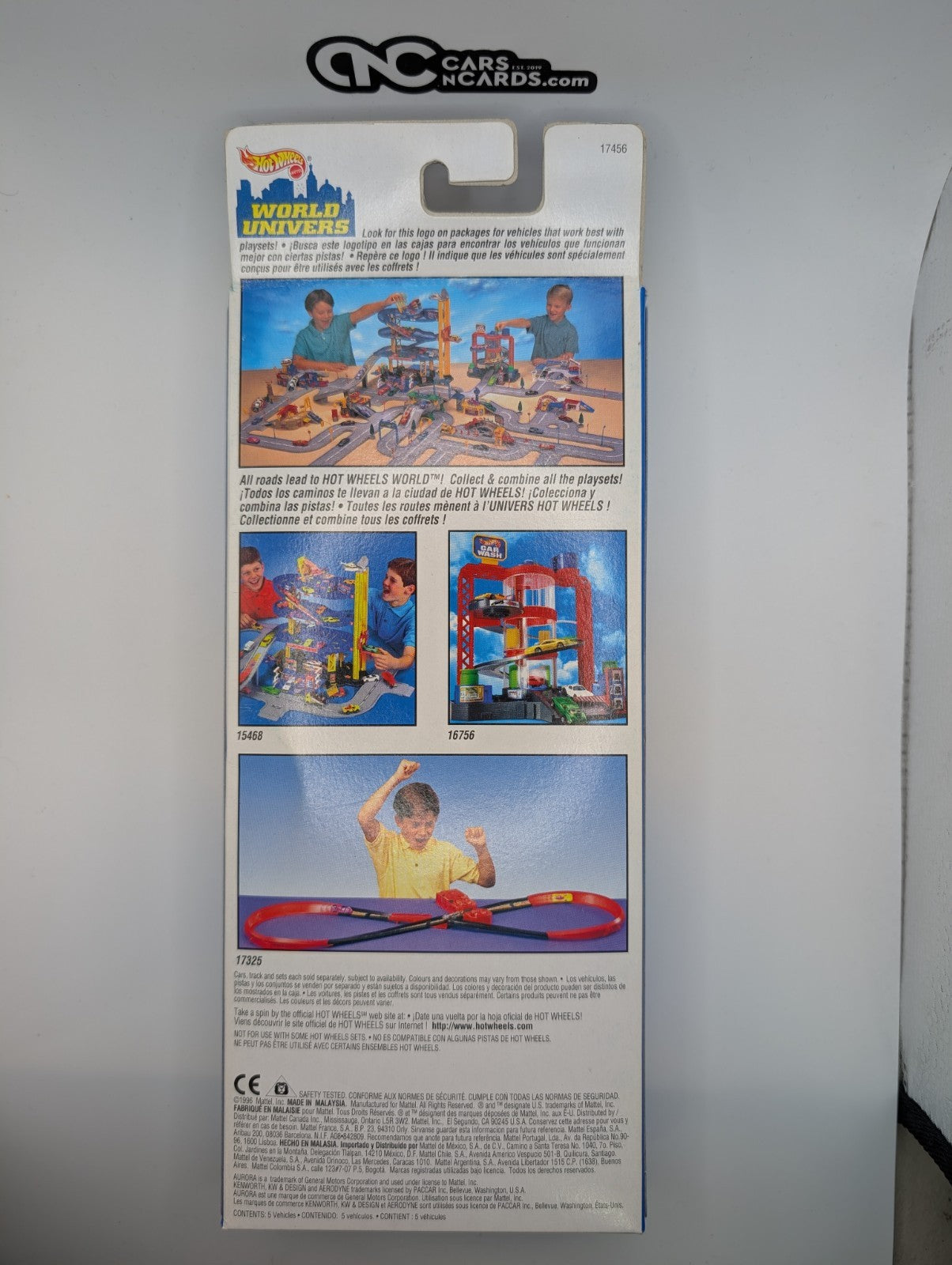 Hot Wheels 5 Pack Action News Team Oldsmobile/Big Rig/Chopper (Soft Corners)