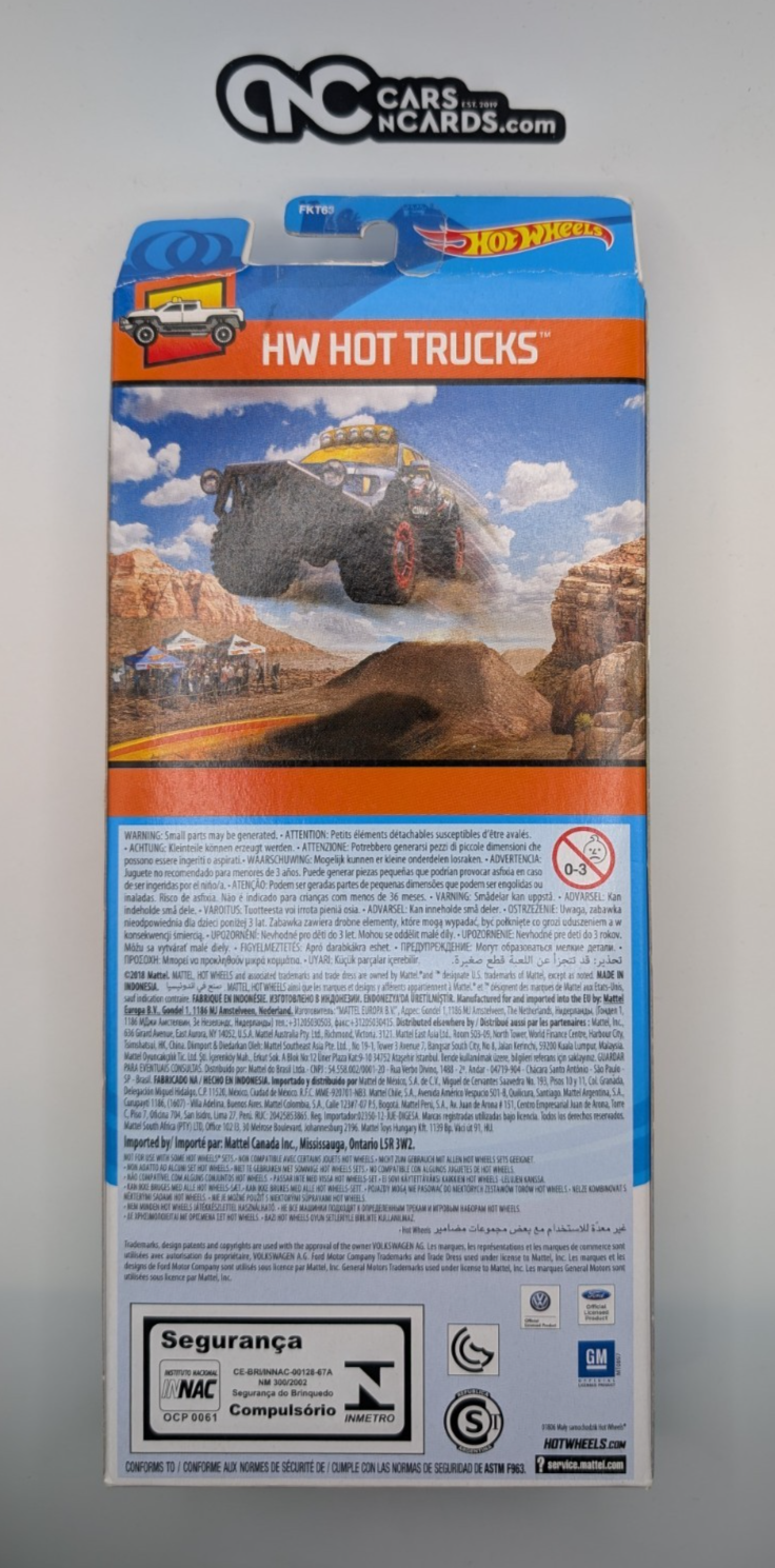 2018 Hot Wheels 5 Pack Hot Trucks Caddy/Ford/Chevy C10/Silverado (Soft Corners)