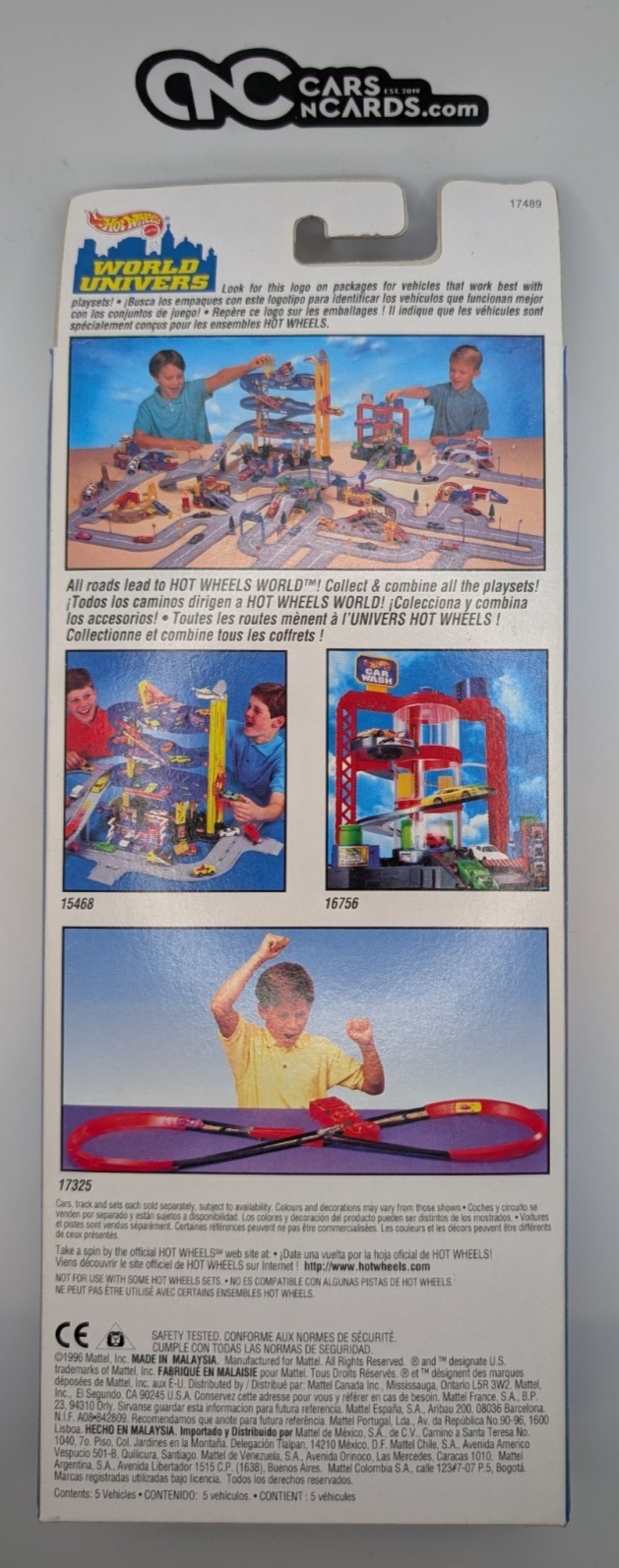 1997 Hot Wheels 5 Pack Rescue Transport Chopper/Ambulance/Trailbuster (Damaged)