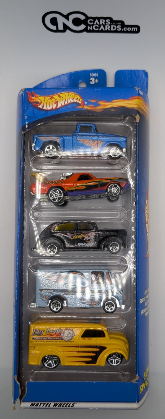 2001 Hot Wheels 5 Pack Truck Stoppers El Camino/Dairy Delivery (Card Damage)
