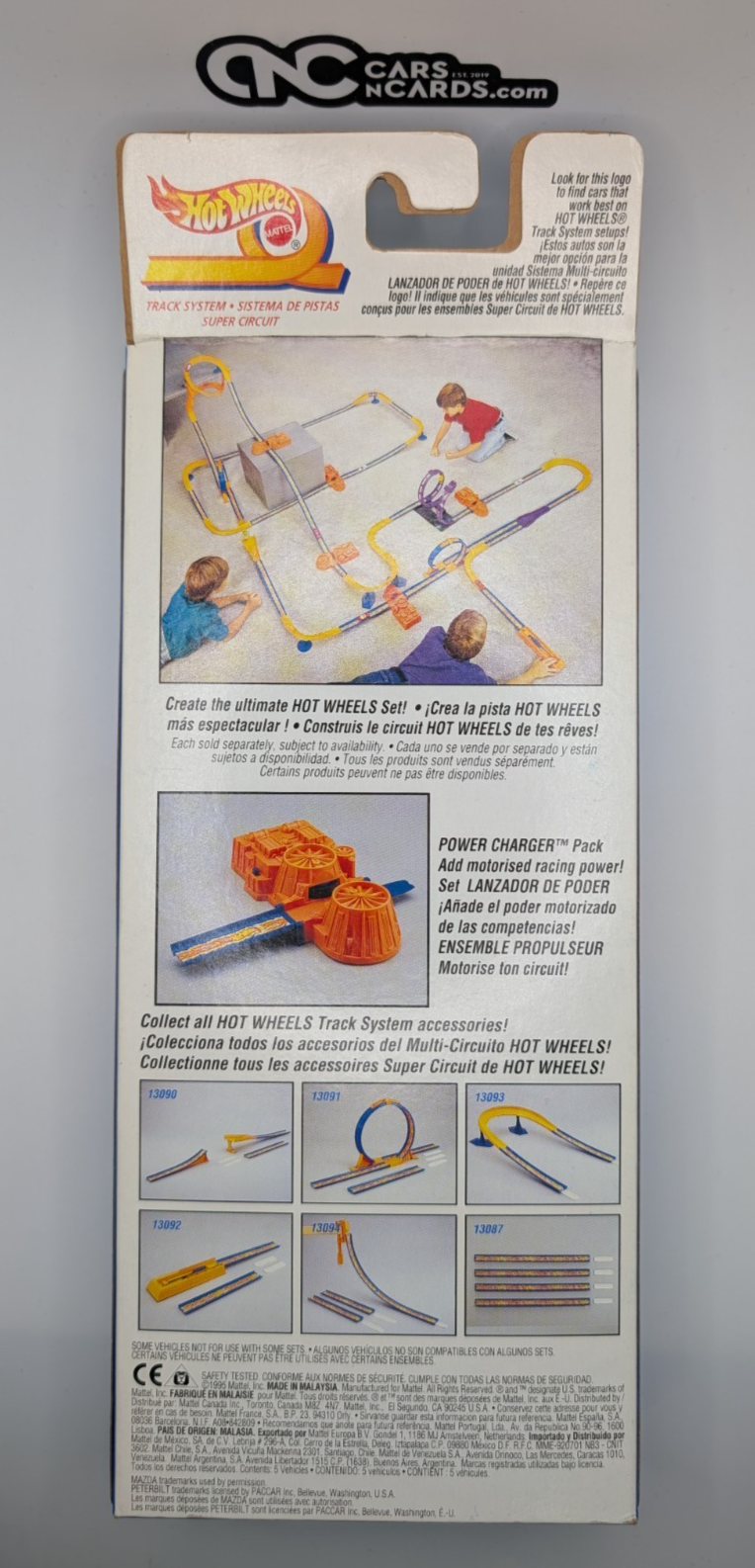 1996 Hot Wheels 5 Pack Auto City Fire MX5 Miata/Dump Truck/Police (Soft Corners)