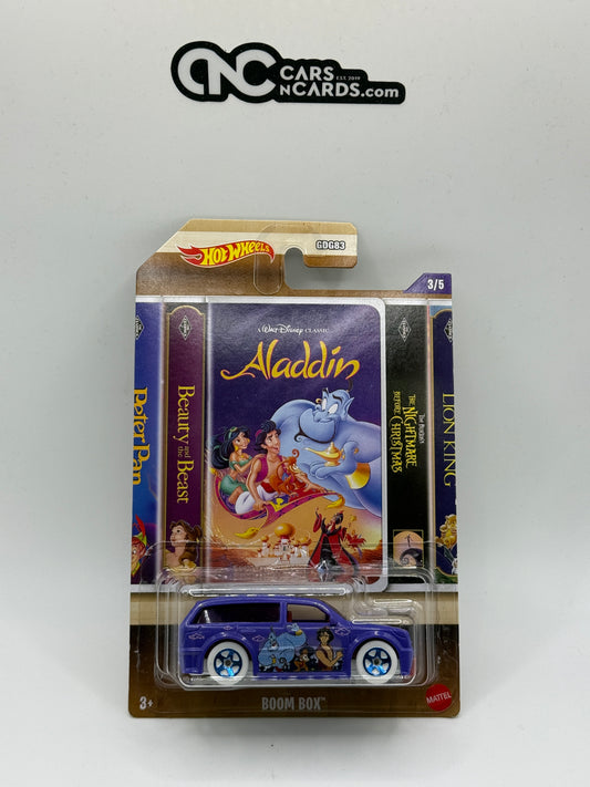 2022 Hot Wheels Disney 3/5 Aladdin Boom Box (Soft Corners)