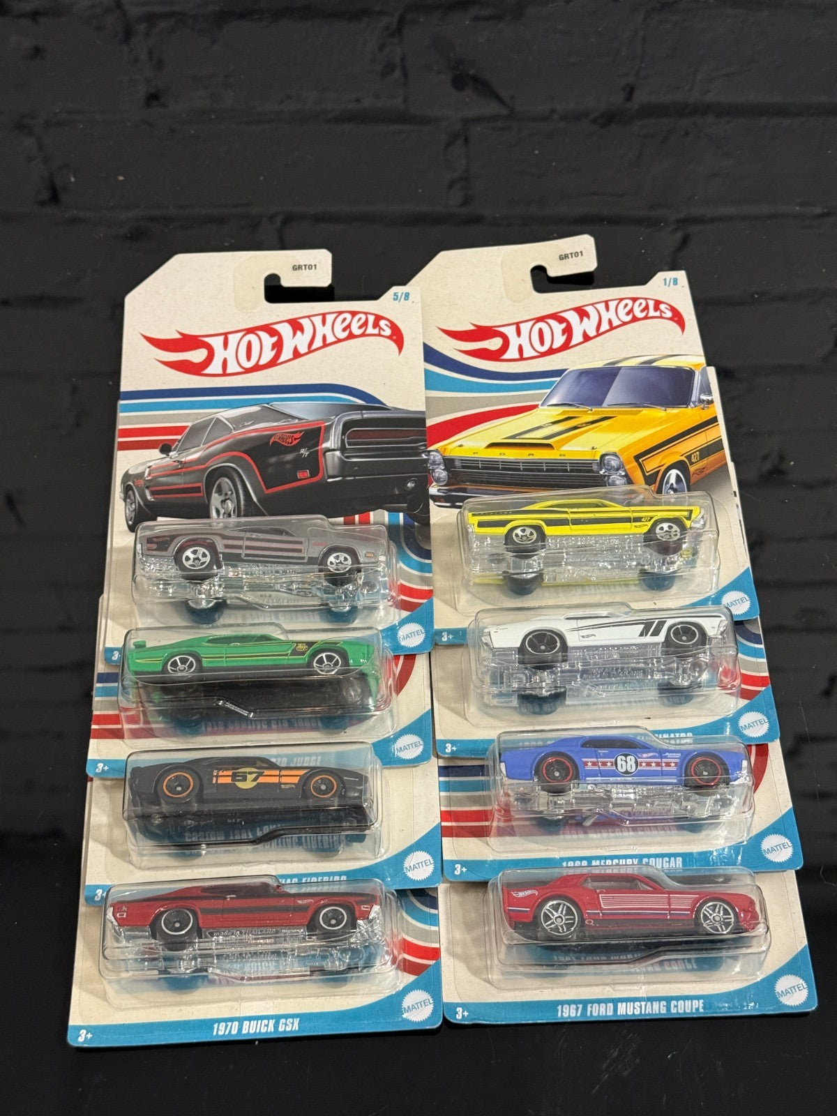 2023 Hot Wheels American Steel Full Set of 8 Cars (Soft Corners)
