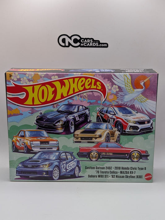 2023 Hot Wheels Multipack Japanese Car Culture 240Z/Civic/RX-7/STI 6 Pack HLK49