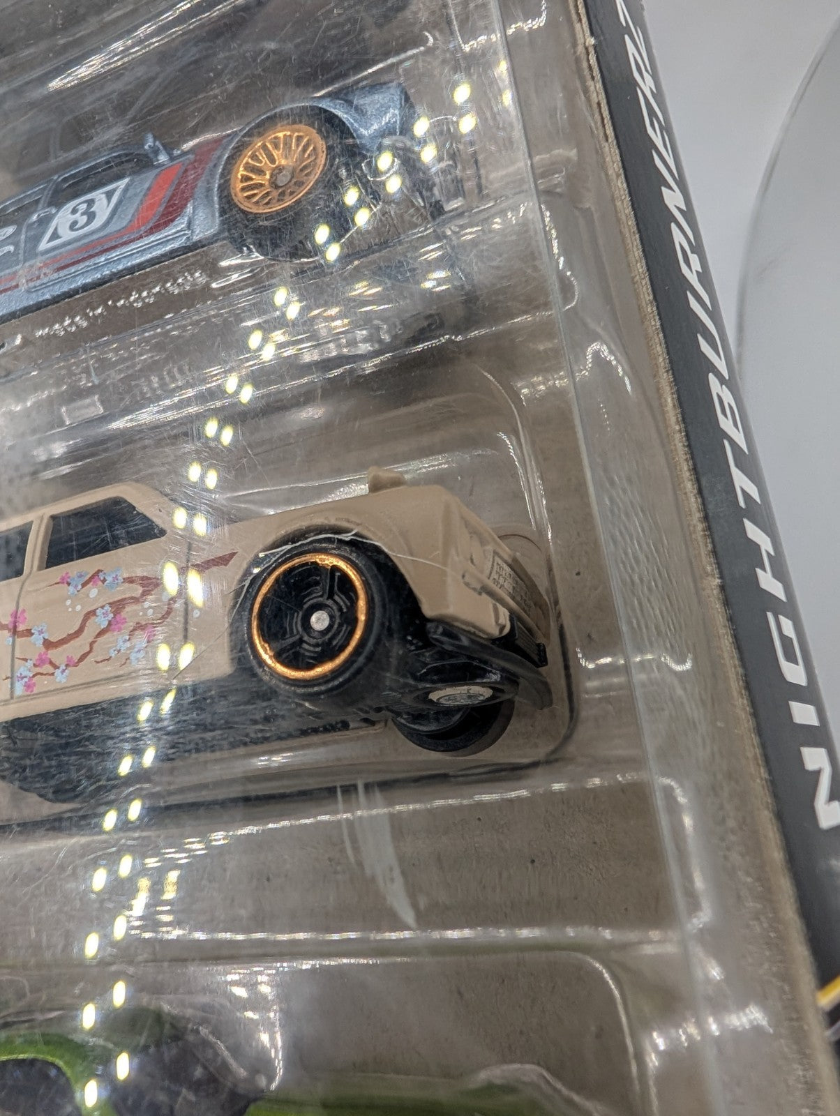 2021 Hot Wheels 5 Pack Nightburnerz Corvette/Datsun/Porsche/Viper (Damaged)