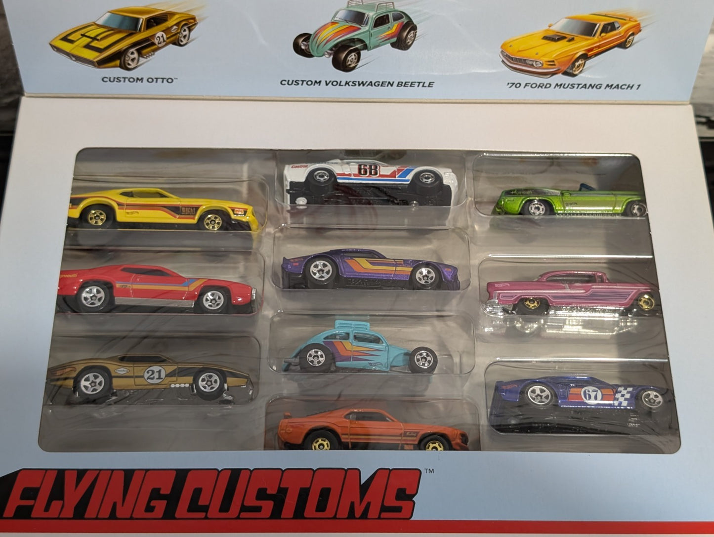 2021 Hot Wheels Multipack Flying Customs 10 Pack Target Exclusive HBL37