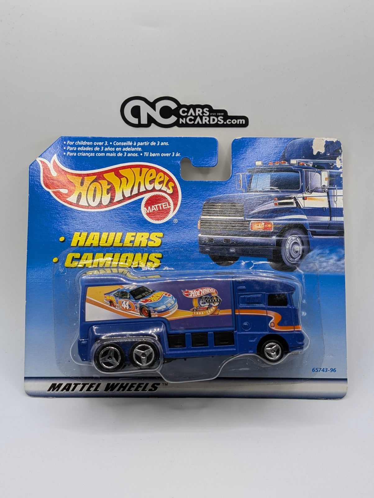 1999 Hot Wheels Haulers HW Racing #44 Kyle Petty (Card Damage)