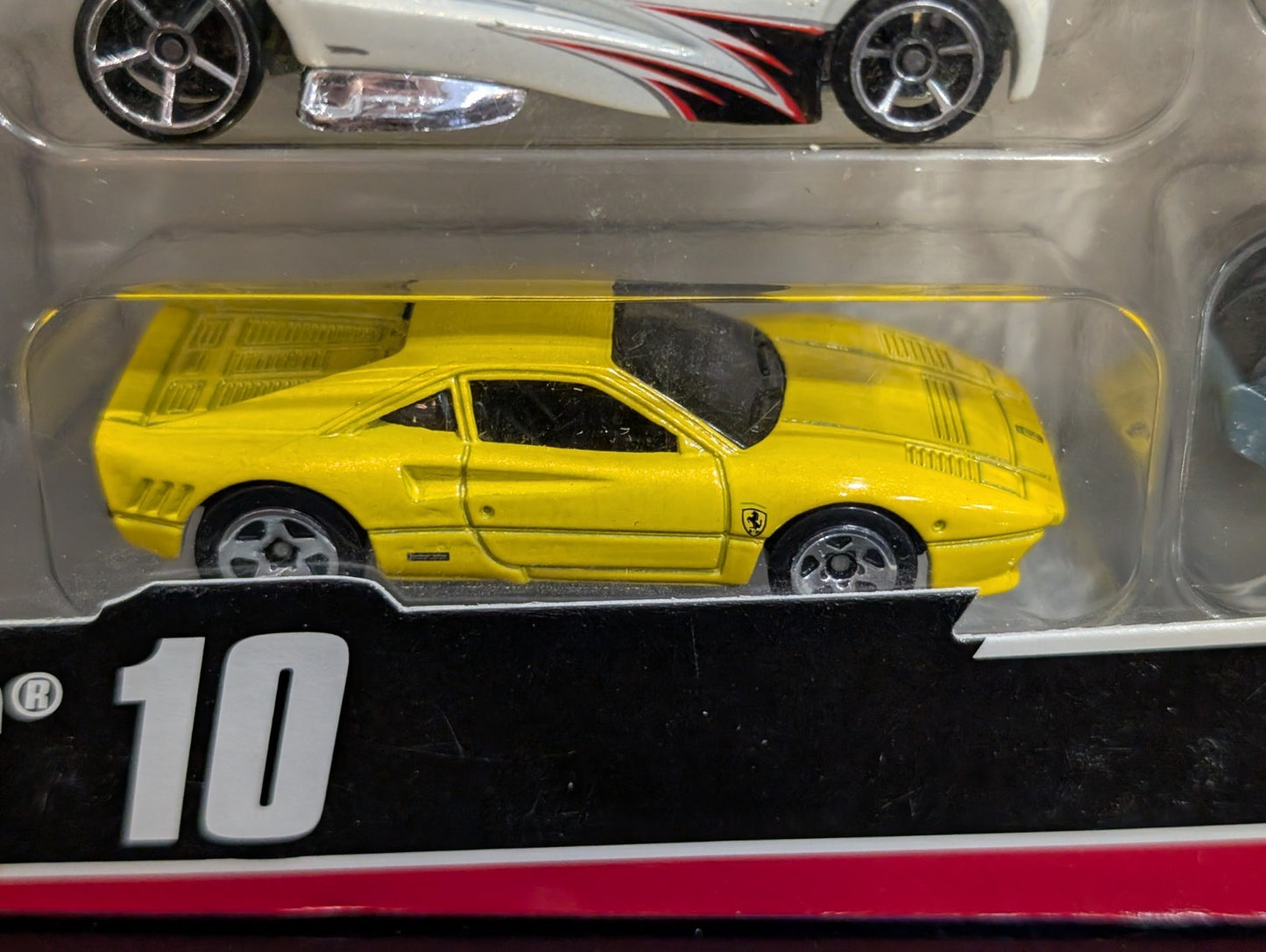 2009 Hot Wheels 10 Pack Ferrari 288 GTO & FXX '53 Chevy Exclusive (Soft Corners)