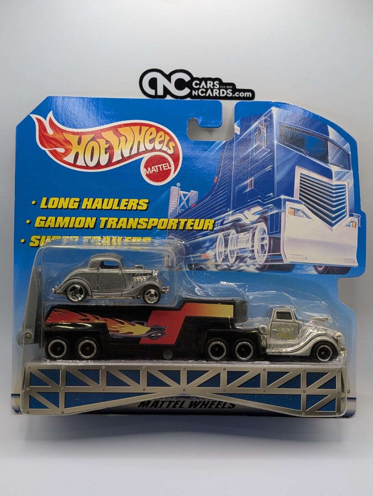 1999 Hot Wheels Long Haulers Blown Truck & 3-Window '34 (Damaged)