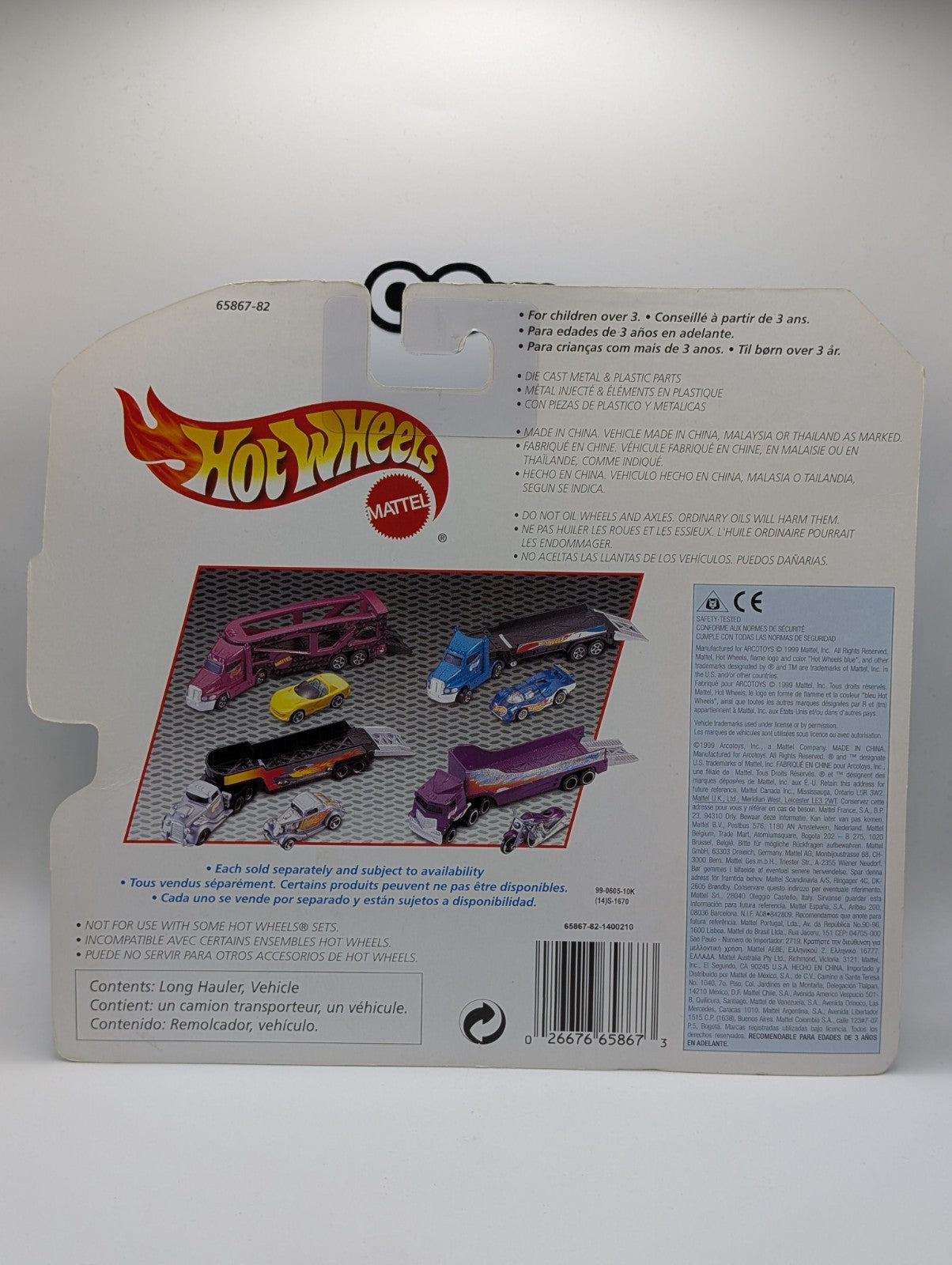 1999 Hot Wheels Long Haulers Blown Truck & 3-Window '34 (Damaged)