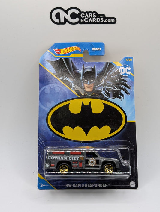 2023 Hot Wheels Batman HW Rapid Responder 4/20 (Cracked Blister)
