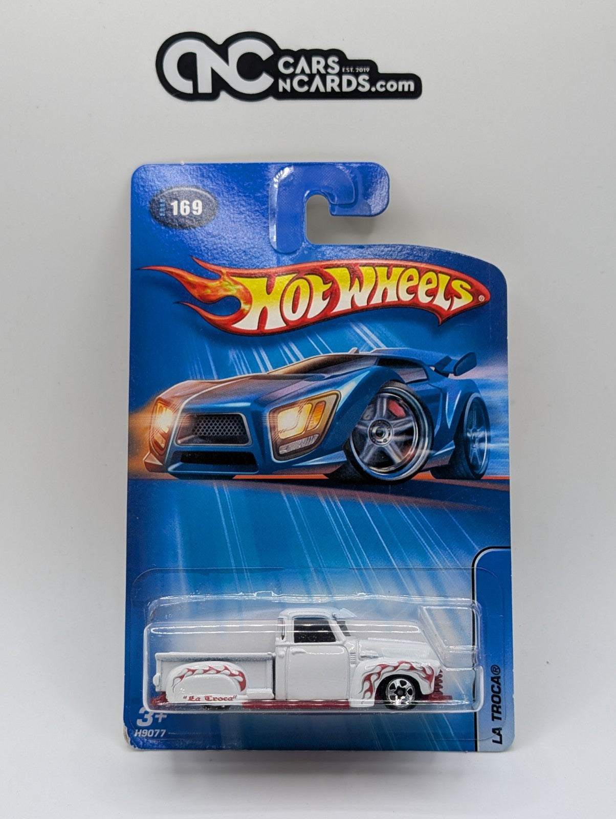 2005 Hot Wheels La Troca White Collector #169 (Soft Corners)