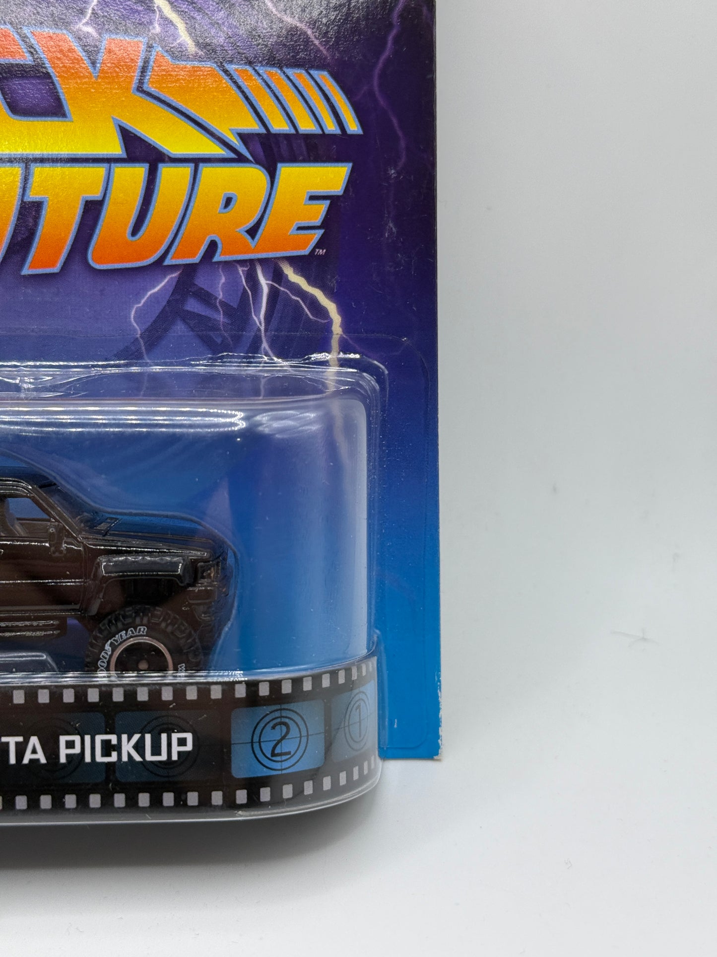2013 Hot Wheels Retro Ent Back to the Future 1987 Toyota Pickup With Protector