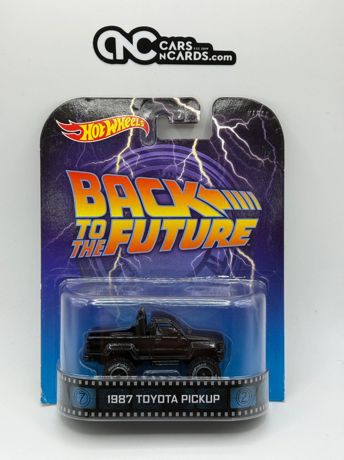 2013 Hot Wheels Retro Ent Back to the Future 1987 Toyota Pickup With Protector