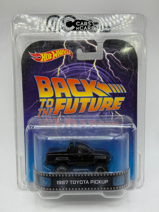 2013 Hot Wheels Retro Ent Back to the Future 1987 Toyota Pickup With Protector