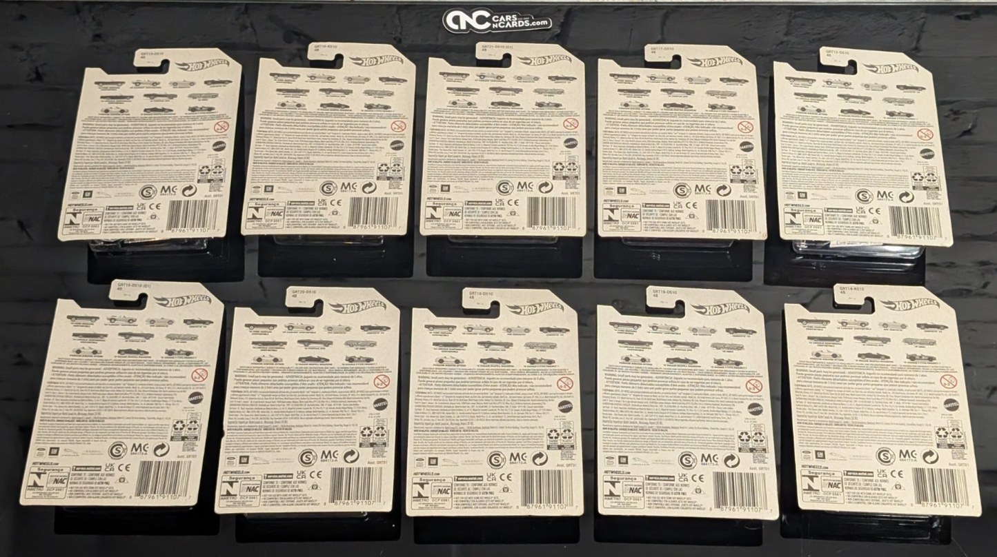 2021 Hot Wheels Convertible Series Set of 10 Cars (Soft Corners)