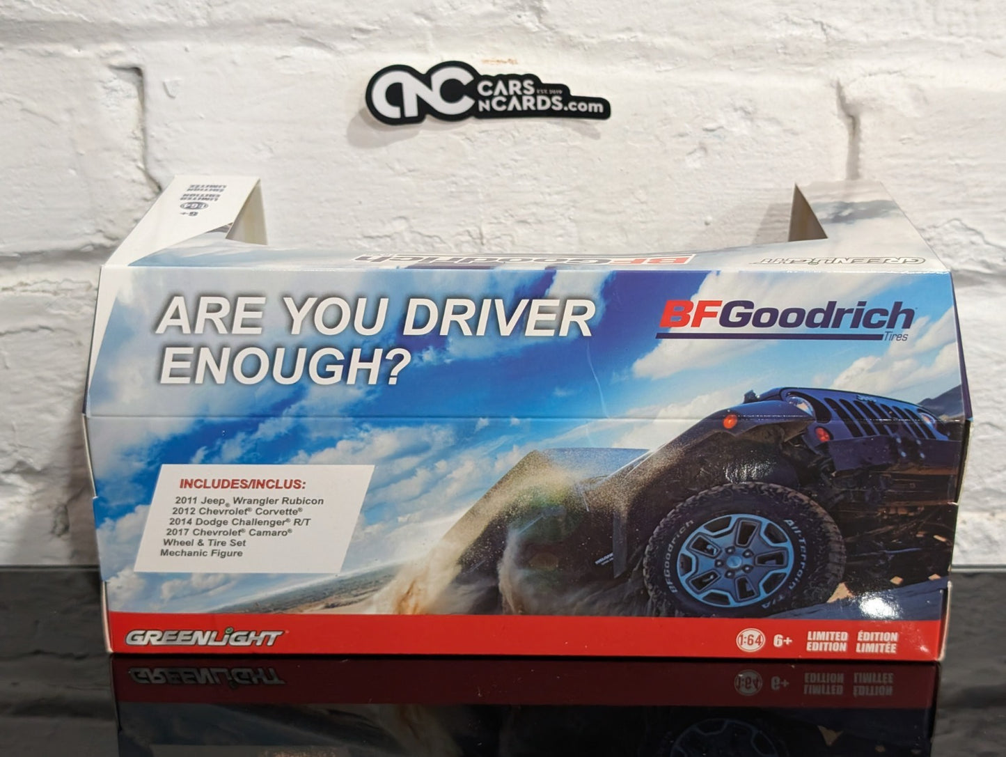 Greenlight Diorama BFGoodrich Performance Tire Shop RAW CHASE (Soft Corners)