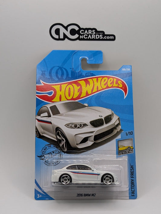 2019 Hot Wheels Factory Fresh 1/10 2016 BMW M2 White 200/250 (Soft Corners)