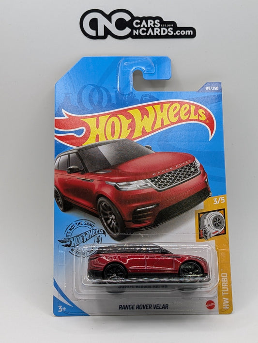 2020 Hot Wheels HW Turbo 3/5 Ranger Rover Velar Red 119/250