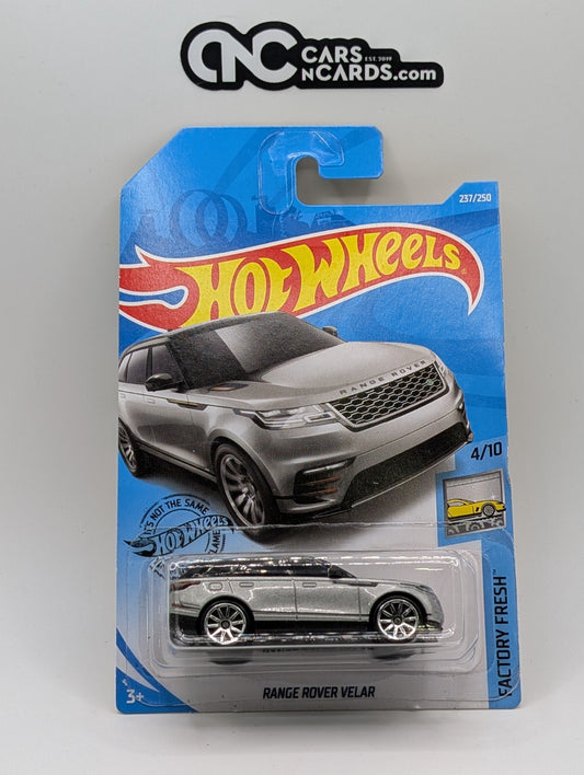 2019 Hot Wheels Factory Fresh 4/10 Ranger Rover Velar 237/250 (Card Damage)