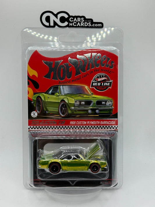 2025 Hot Wheels RLC Red Line Club 1968 Custom Plymouth Barracuda With Protector
