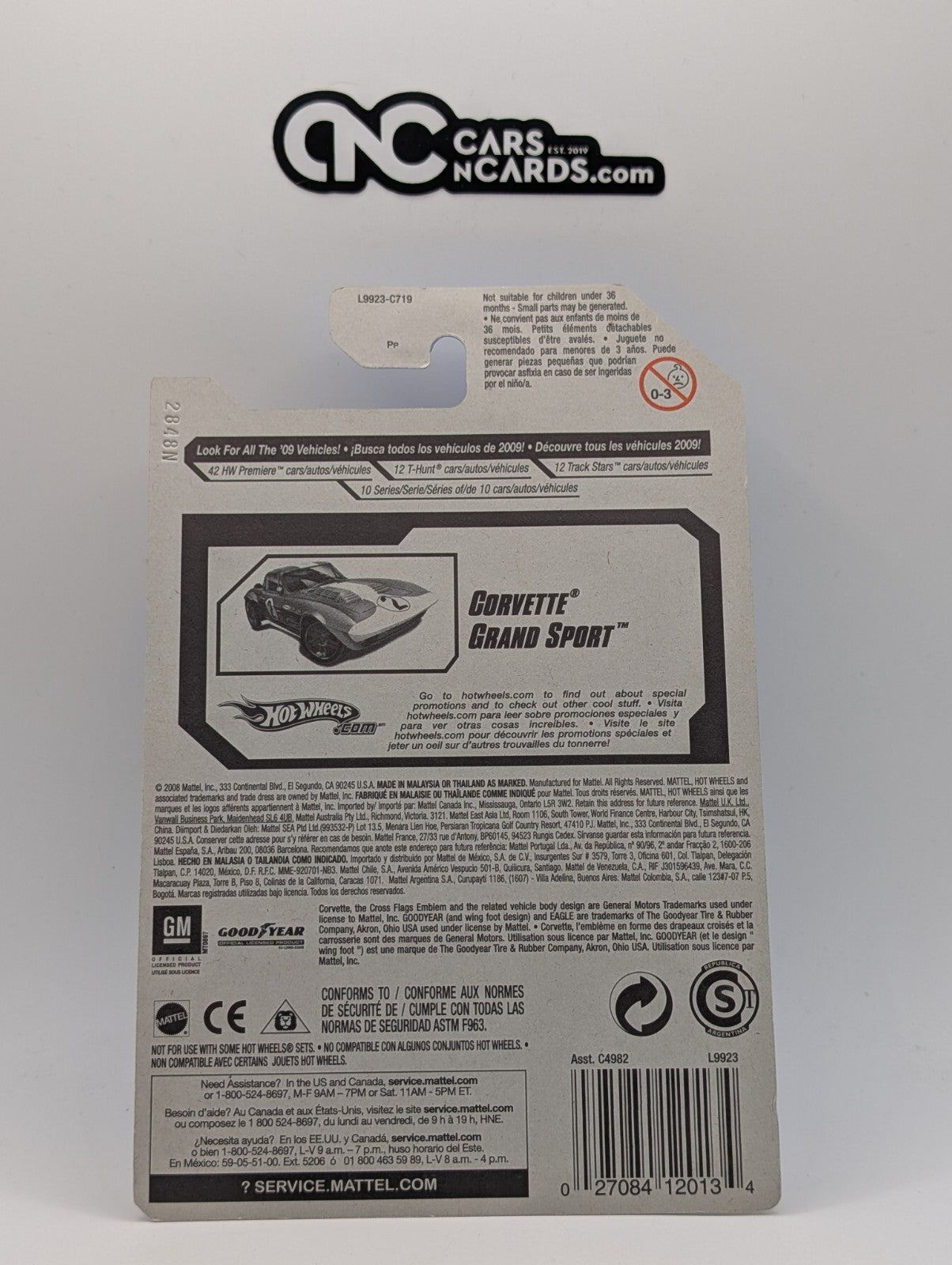 2008 Hot Wheels First Editions 8/40 Corvette Grand Sport Silver 8/172