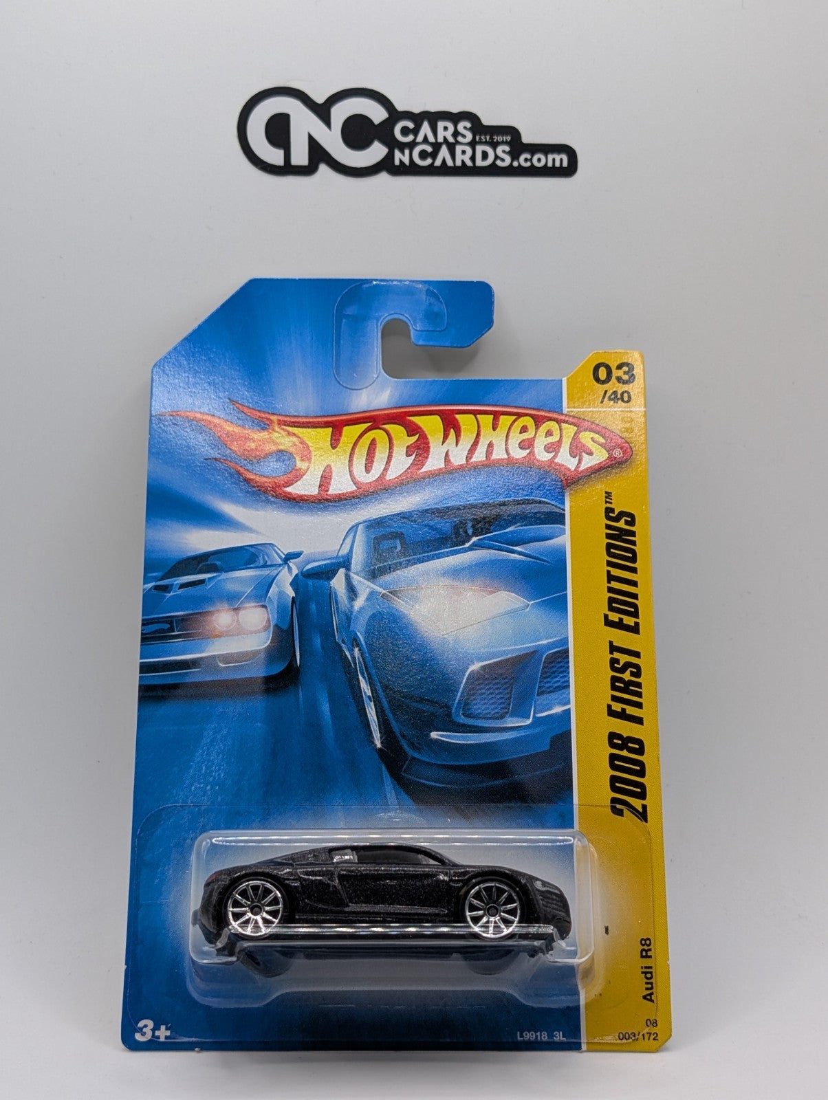 2008 Hot Wheels First Editions 3/40 Audi R8 Gray 3/172
