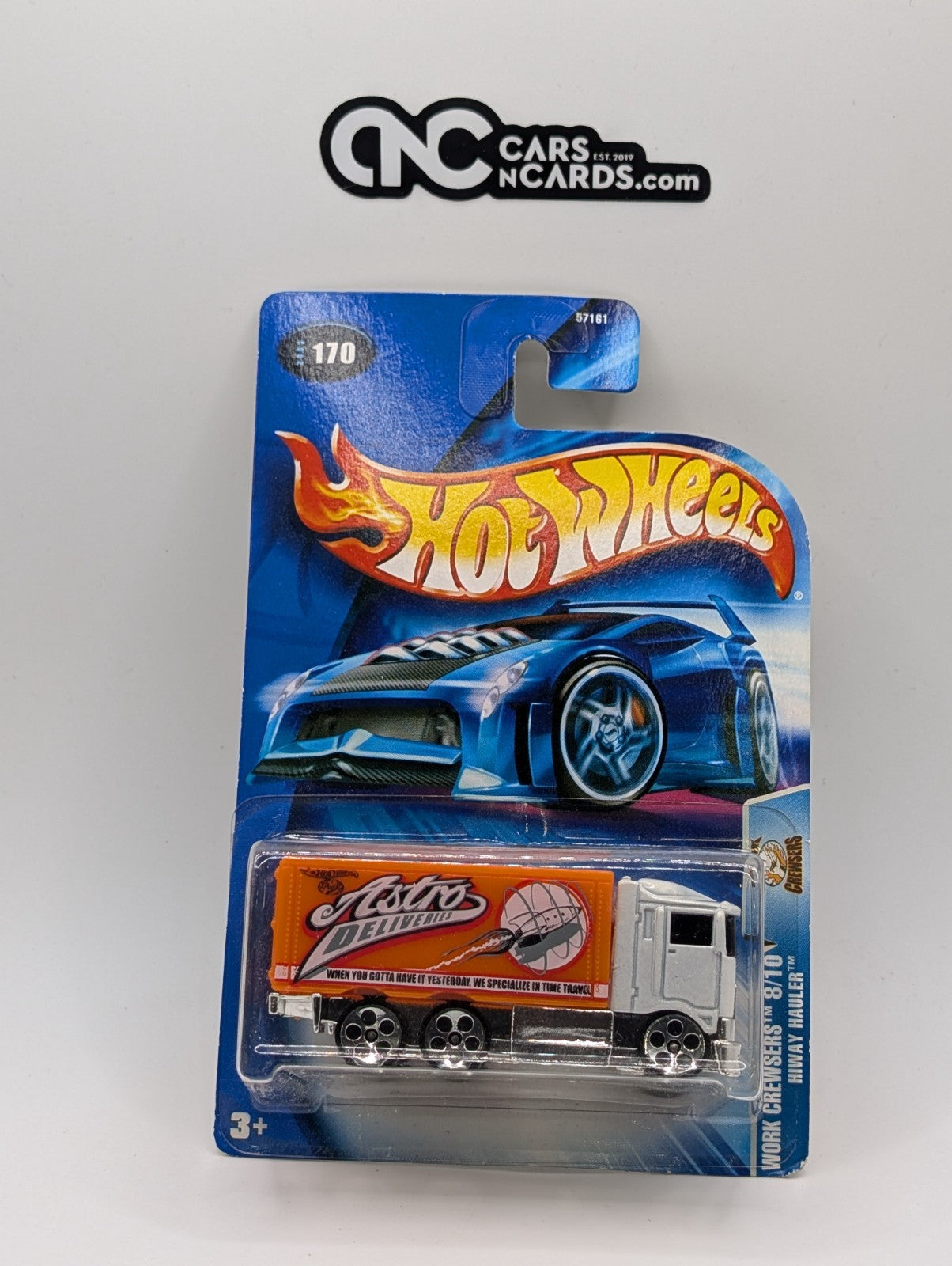 2003 Hot Wheels Hiway Hauler Astro Deliveries Collector #170 (Crease)