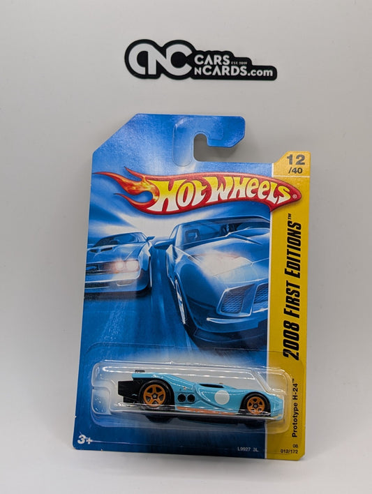 2008 Hot Wheels First Editions 12/40 Prototype H-24 Blue 12/172