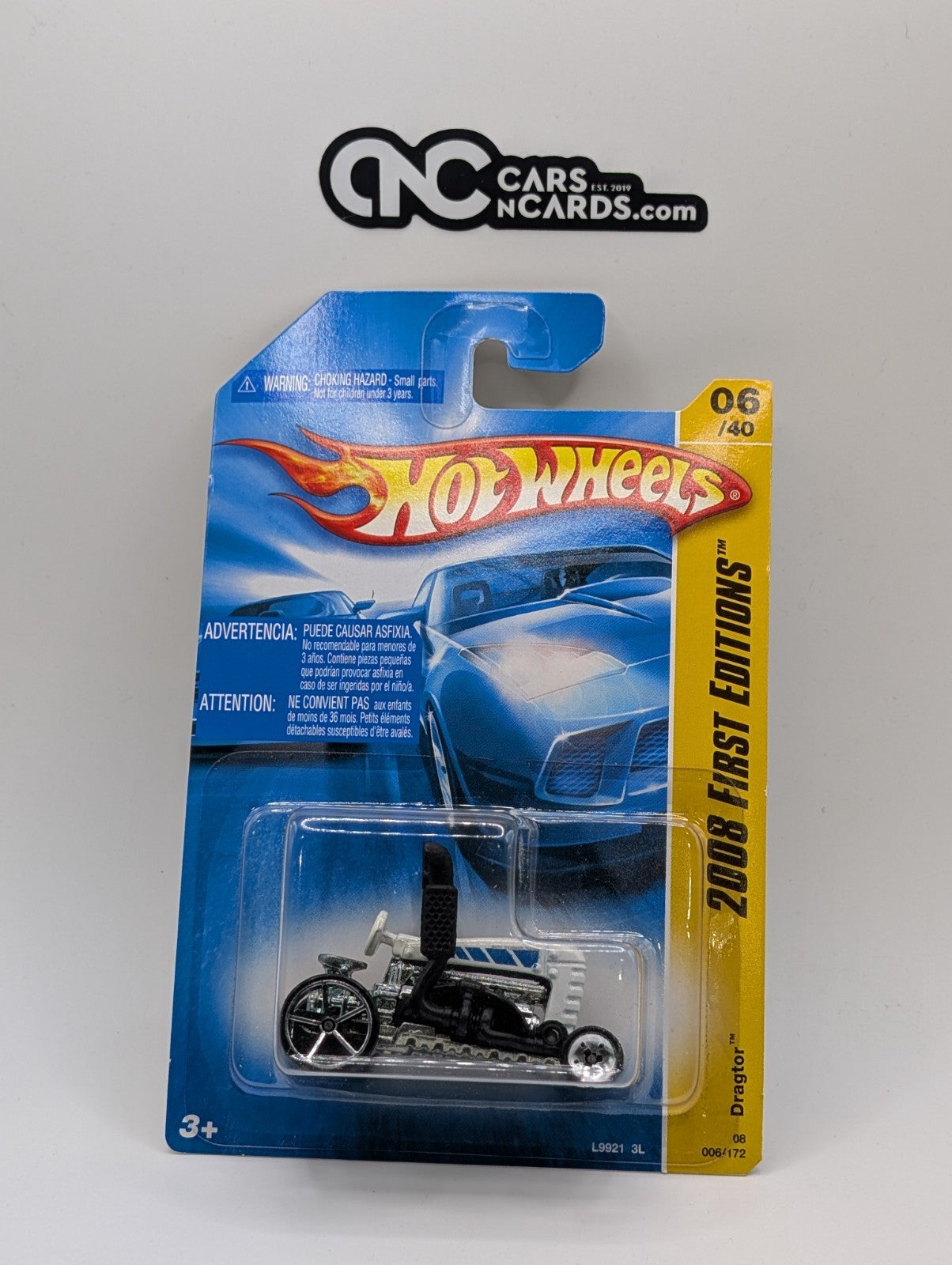 2008 Hot Wheels First Editions 6/40 Dragtor White 6/172