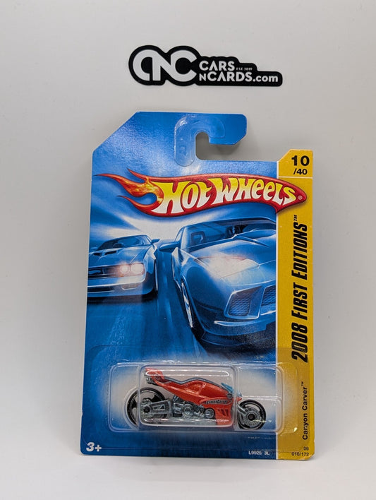 2008 Hot Wheels First Editions 10/40 Canyon Carver Orange 10/172
