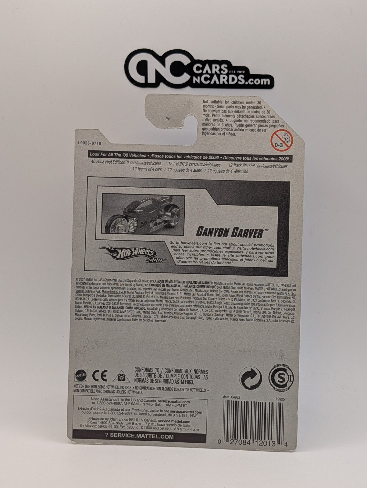 2008 Hot Wheels First Editions 10/40 Canyon Carver Orange 10/172