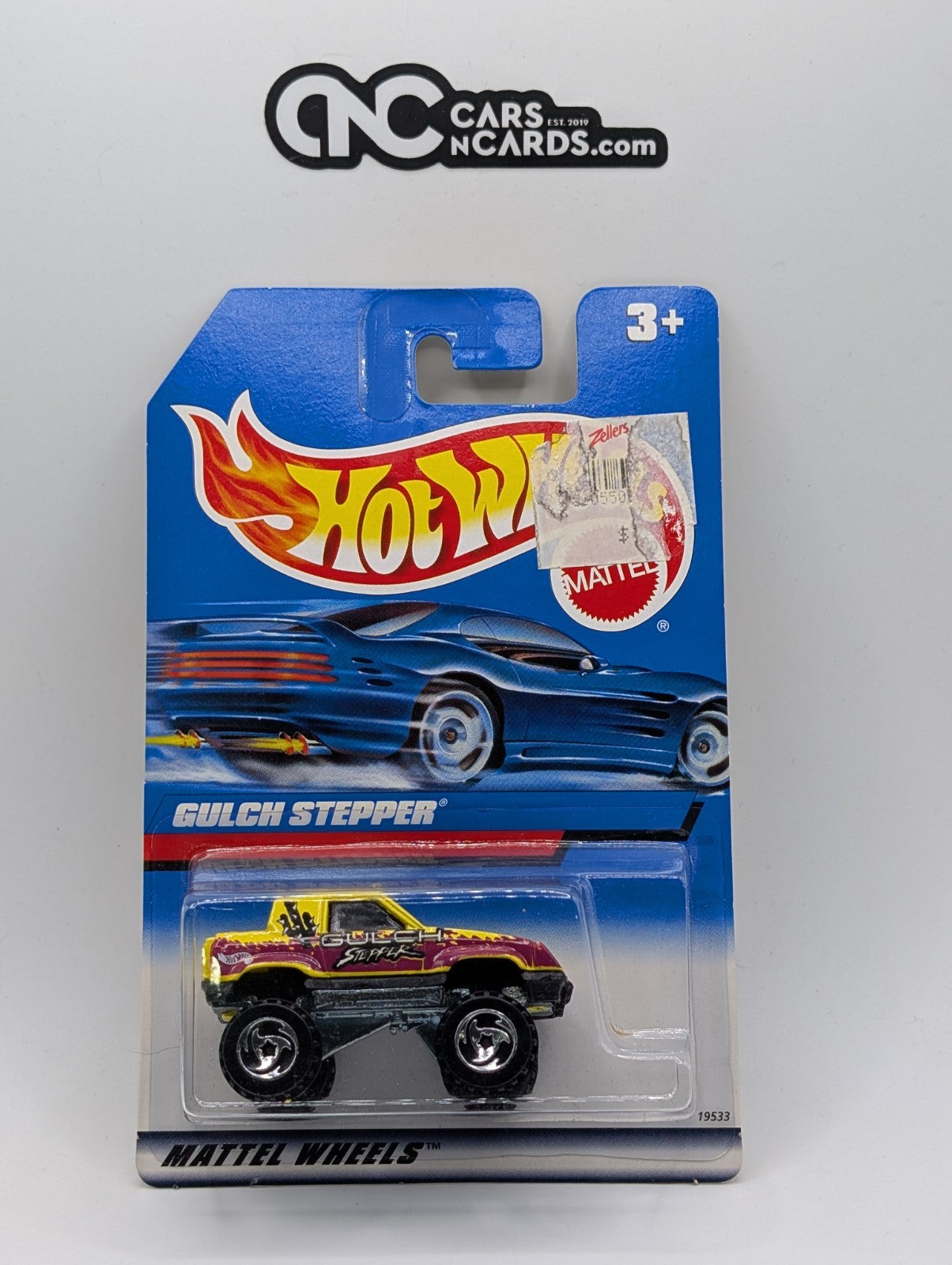1998 Hot Wheels Gulch Stepper Yellow Collector #884