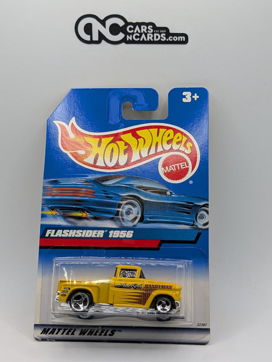 1999 Wheels '56 Flashsider Yellow Hot Rod Handyman Collector #1028