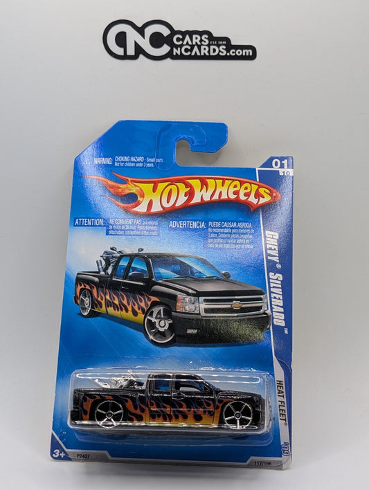 2009 Hot Wheels Heat Fleet 1/10 Chevy Silverado 117/166