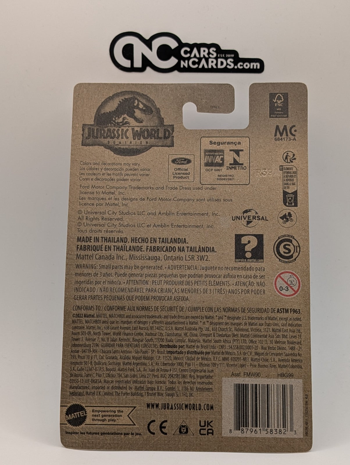 2022 Matchbox Jurassic World Dominion '93 Ford Explorer #5