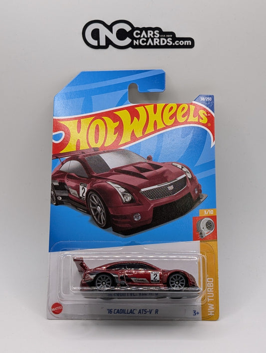 2022 Hot Wheels HW Turbo 3/10 '16 Cadillac ATS-V R Red 38/250