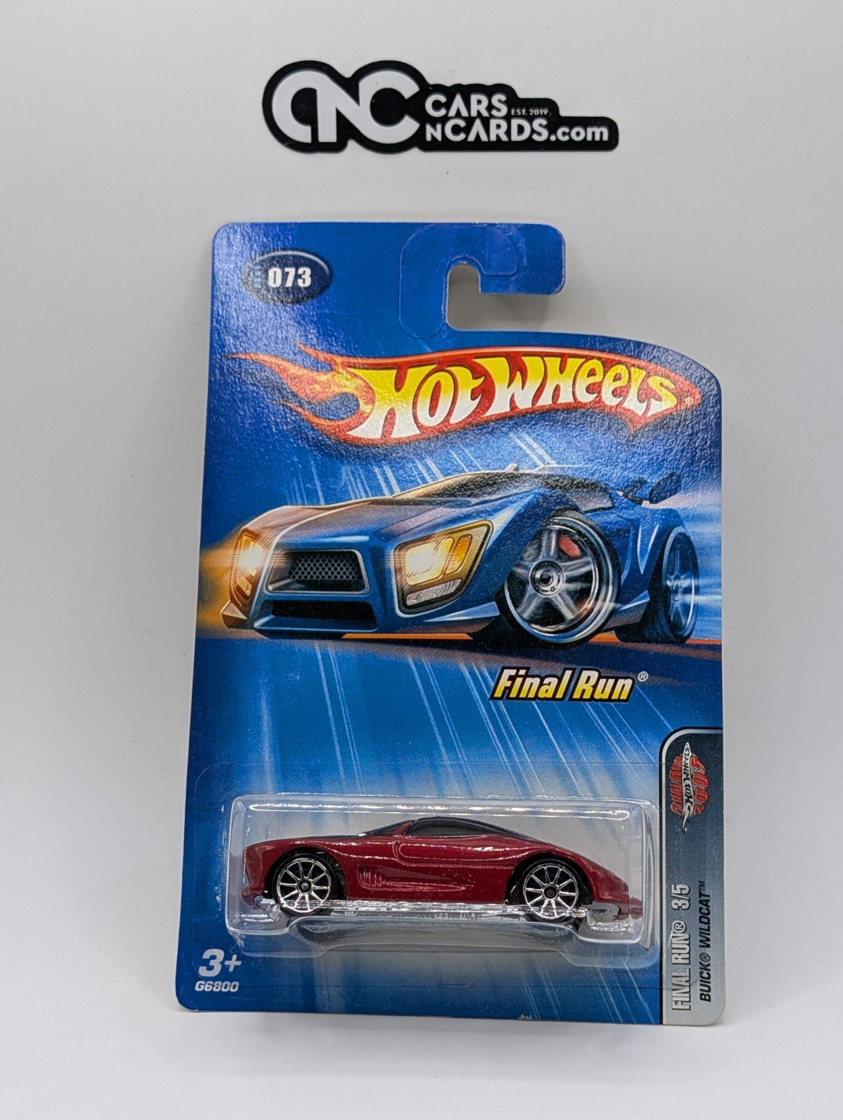 2005 Hot Wheels Final Run 3/5 Buick Wildcat Red Collector #73