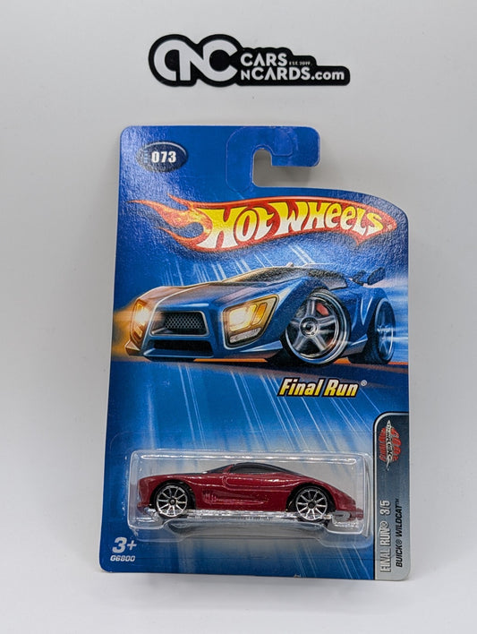 2005 Hot Wheels Final Run 3/5 Buick Wildcat Red Collector #73
