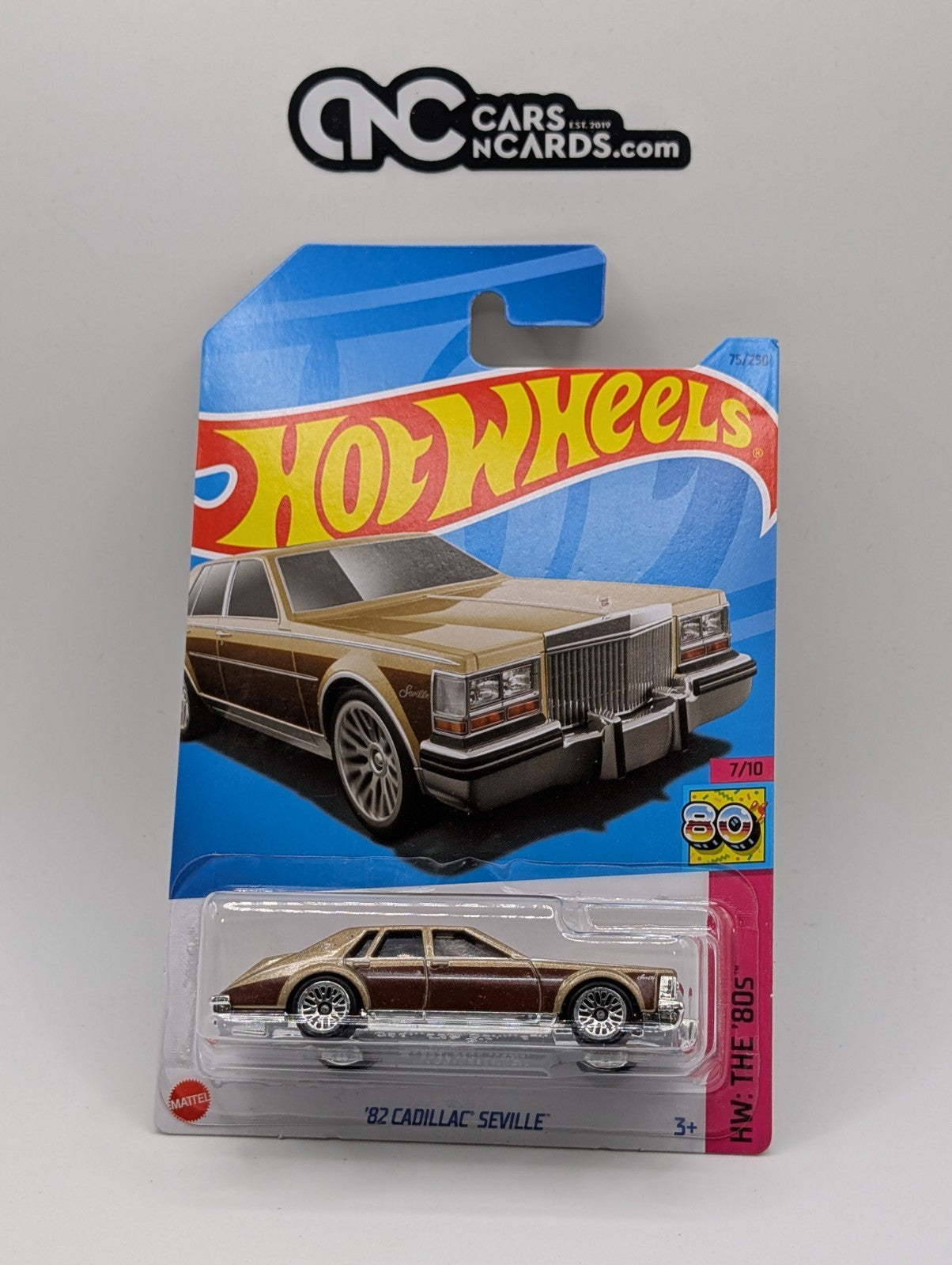 2023 Hot Wheels HW The '80s 7/10 '82 Cadillac Seville Gold 75/250