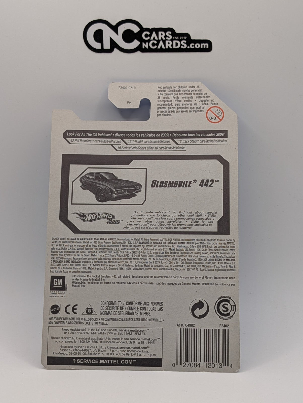 2009 Hot Wheels Muscle Mania 6/10 Olds 442 Brown 82/166