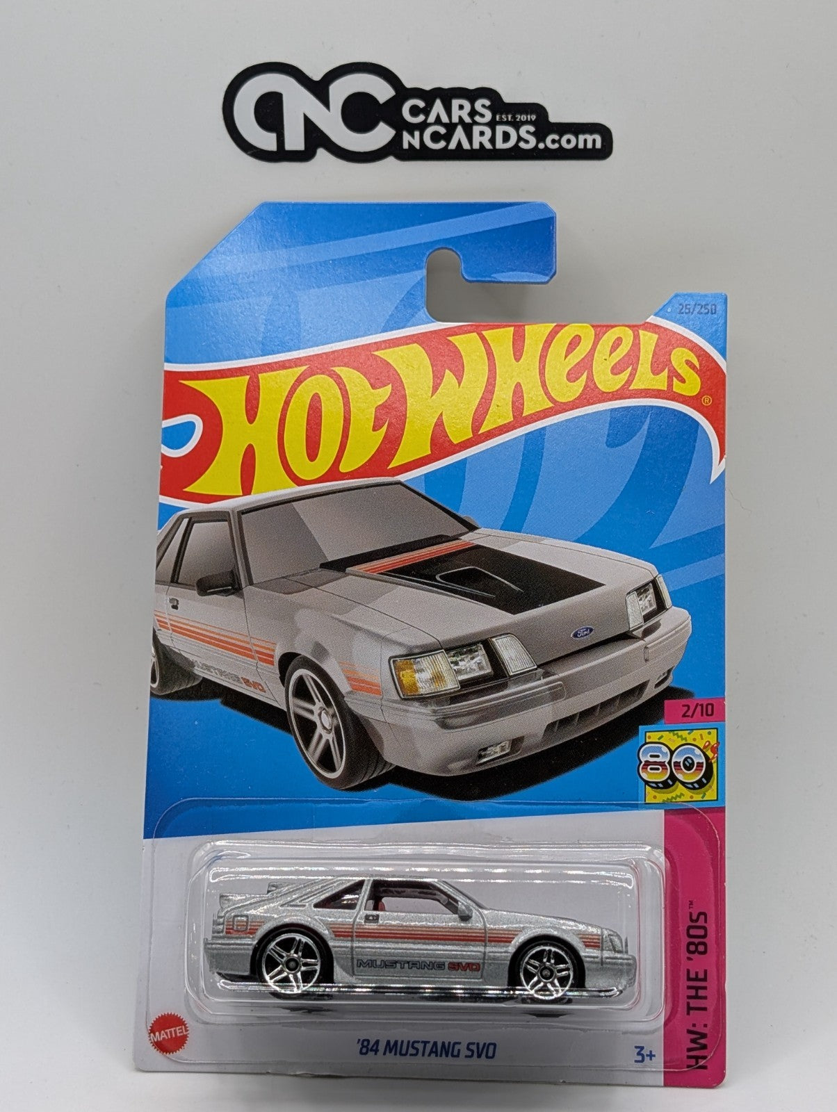 2023 Hot Wheels HW The 80's 2/10 '84 Mustang SVO Silver 25/250